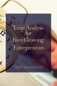 Time analysis for entrepreneurs busy growing entrepreneurs actively working on growing a business and revenue generating activities.