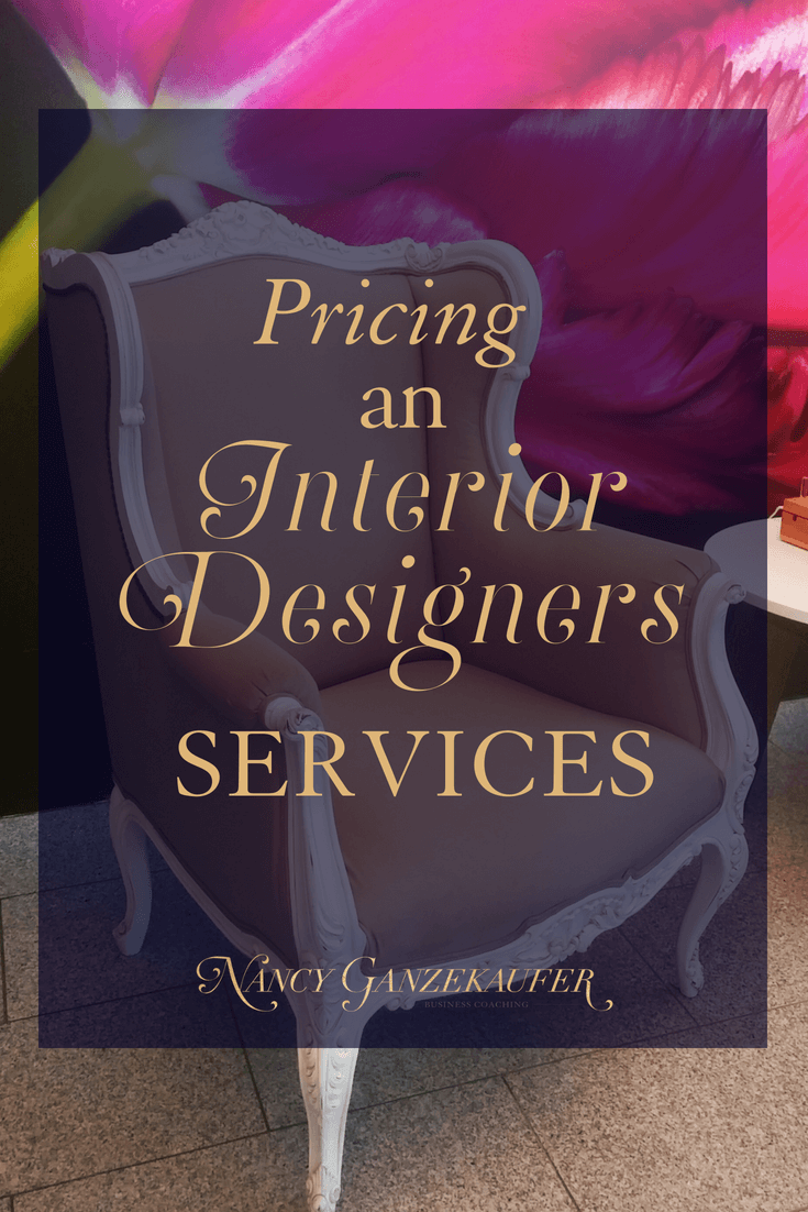 Pricing your interior design services.