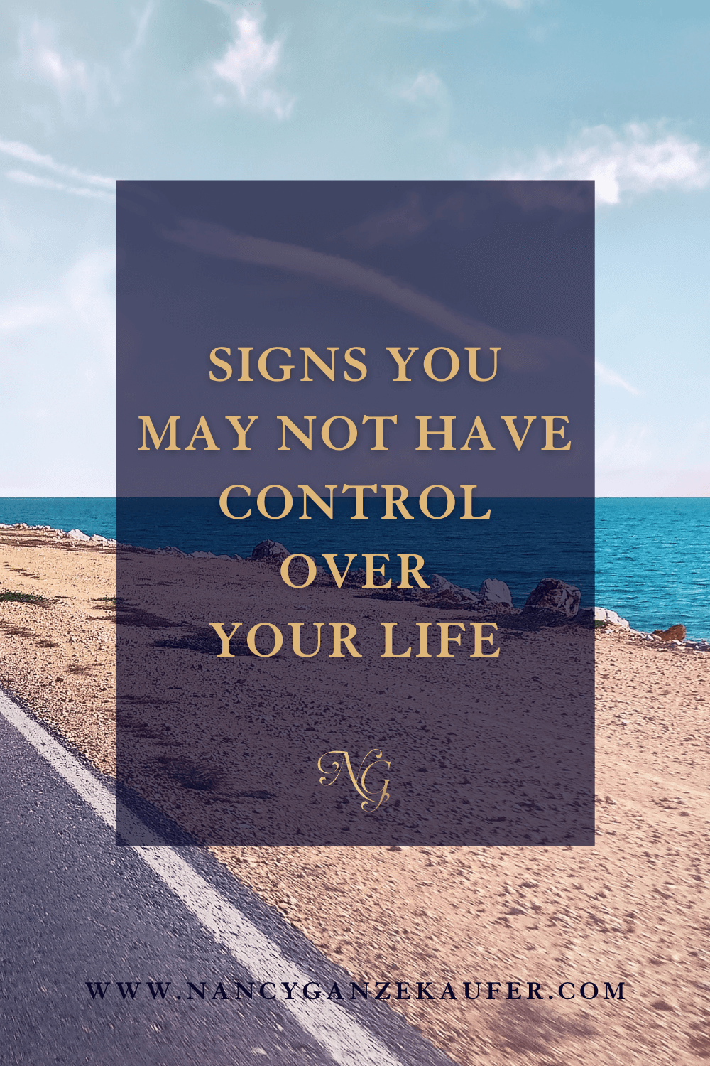 Signs you have no control over your life and business.