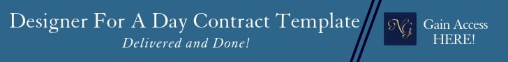 Designer for a day contract template delivered and done to implement in your design business.