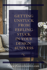 Getting unstuck from feeling stuck in your design business is one of the common phases you experience as a business owner. Here are a few points to think about to help you get unstuck and back on the road to progress. #feelingstuck #gettingunstuckinyourbusiness #motivation #inspiration