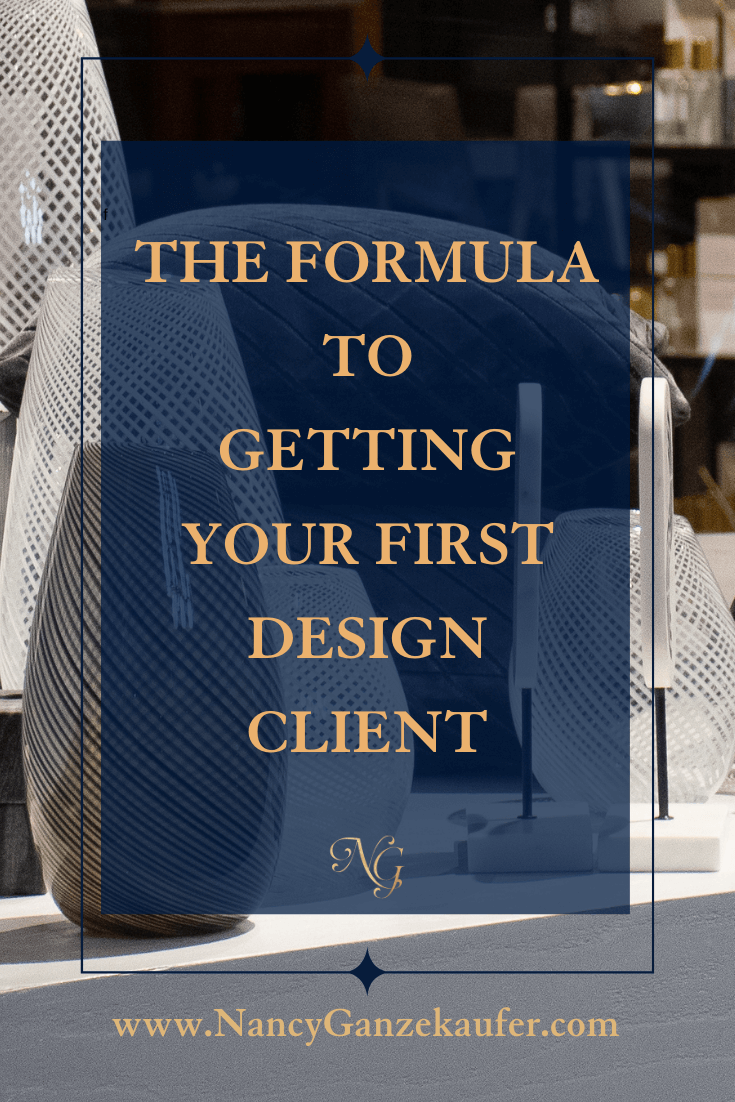 Getting your first design client.