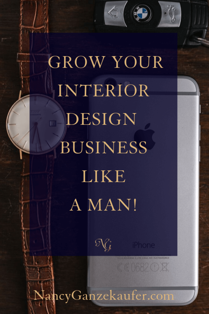 Grow your interior design business like a man and do your research, set your prices and go for it. #interiordesigner #designerresearch #designerprices #businesscoachnancy