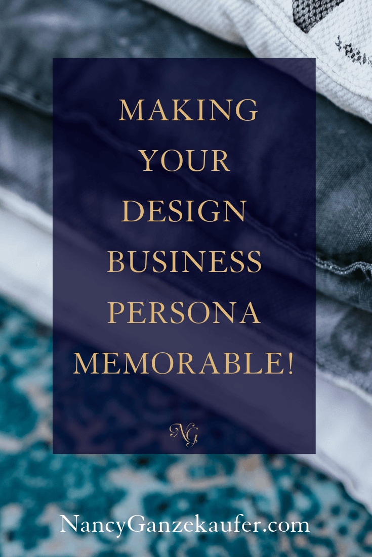 Making a memorable design business persona using these tips. #designbusiness #businesspersona #businesstips