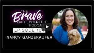 The Brave Entrepreneur Podcast with guest ~ Nancy Ganzekaufer, Business Coach & Body Language Trainer
