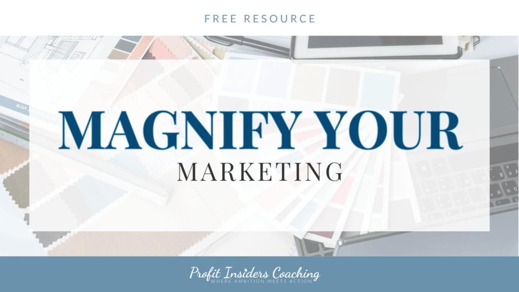 Magnify Your Marketing Profit Insiders Coaching Nancy Quinn Lesley Myrick